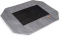 K&H Pet Products Dog Cot Replacement Cover, Designed to fit K&H Medium Pet Cots (Sold Separately), Indoor Outdoor, Breathable Cooling Mesh Center, Machine Washable - Medium 32 X 25in Gray