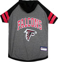 Pets First NFL Atlanta Falcons Hoodie for Dogs & Cats. NFL Football Licensed Dog Hoody Tee Shirt, Large. Sports Hoody T-Shirt for Pets. Licensed Sporty Dog Shirt (ATL-4044-LG)