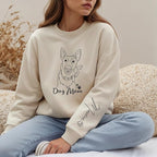 Custom Dog Mom Shirt Gifts for Women, Mother's Day Hoodie, Custom Shirt with Dog Picture for Women