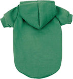 Green Dog Hoodie - Fleece Dog Sweater for Small & Medium Puppies