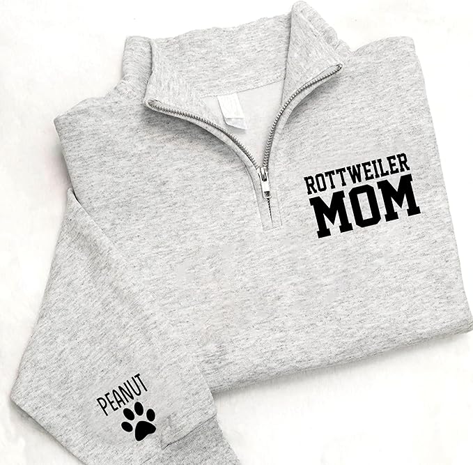UrbanNEST Custom Dog Mom Sweatshirt, Cute & Cozy Gift for Dog Lovers, Perfect for Pet Moms