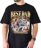Custom Dad Shirt Personalized Picture T-Shirt for Men for New Dad Daddy Gift for Grandpa