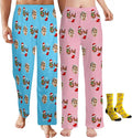Custom Pajama Pants for Women Men, Personalized 67 Name Photo PJ Family Six Seven Matching Sleep Bottoms Birthday Xmas Gifts