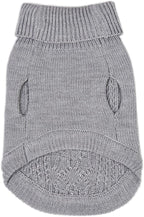 Stretchy Cat Sweater - 17 Colors & 6 Sizes | Snug Winter-Ready Knit for Boy/Girl Cats & Kittens(Grey, Medium)