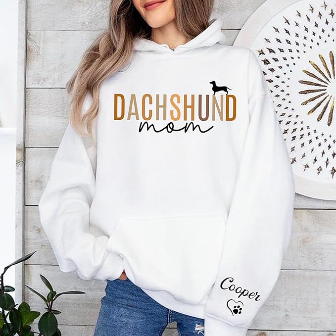 Personalized Dog Sweatshirt for Pet Lovers, Custom Name Crewneck, Cozy Gift for Dog Owners