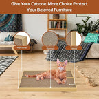 HappyFree SX Double-Sided Cat Scratch Pad: Premium Indoor Cat Scratcher, Cardboard & Post Design