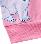 Toddler Baby Girls Cotton Sweater, Long Sleeve Crewneck Sweatshirt Pullover Kids Warm Clothing for Fall Winter