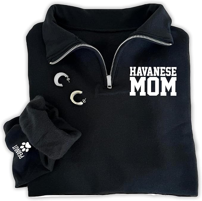 UrbanNEST Custom Dog Mom Sweatshirt, Cute & Cozy Gift for Dog Lovers, Perfect for Pet Moms