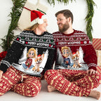 Wrappiness A Girl And Her Dog Christmas Sweatshirt - Cozy Unisex Fit Custom Shirt - Cute for Women Pet Lovers