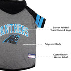 Pets First Hoodie for Dogs & Cats. NFL Football Licensed Dog Hoody Tee Shirt, Large. Sports Hoody T-Shirt for Pets. Licensed Sporty Dog Shirt