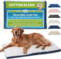Pet Dreams Dog Crate Pad - Washable Kennel Mat, Crate Pads for Dog Cages, Non-Toxic, Flat Indoor Cat Bed, Fits iCrate 18, 24, 30, 36, 42, 48 Inches (Denim, X Large, 42")