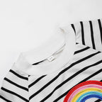 RETSUGO Toddler Baby Girls Sweatshirts Casual Pullover Crewneck Winter Long Sleeve Tops Shirts Clothes 3T-8T