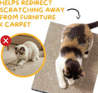 Hide & Scratch Cat Scratcher Pad – 4 Pack | Double-Sided Cardboard Refills for Our Scratching Box | Reversible Corrugated Board for Indoor Cats | Toy Mat for Kitten Claw Play & Furniture Protection