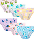 Girls and Toddlers 100% Cotton Underwear Tagless Soft Panties Size 2-3T,4-5T,6,8,10,12 (6-Pack)