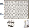 Cat Nail File Scratcher Wrapped Around a Cat Scratching Post, 16.73"×13.38" Sisal Cat Scratch Pad with 80 Aluminum Oxide Grit, Nail File for Cats Can Help to Trim Your Cat's Nails
