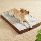 WESTERN HOME WH Large Dog Bed for Large, Jumbo, Medium Dogs, Orthopedic Pet Bed Waterproof Mattress with Removable Washable Cover, Thick Egg Crate Foam Dog Bed with Non-Slip Bottom