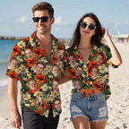 Custom Hawaiian Shirt with Face for Men Women Youth Kid, Personalized Hawaiian Shirts with Face Logo Photo Picture