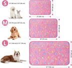 LeapSheep Pet Blankets for Dogs Cats - 3Pack Bone Pattern Super Soft Fluffy Dog Blankets for Small Medium Large Doggy Kitten (Bone, Medium)