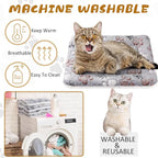 Tuanse 4 Pack Ultra Soft Dog Cat Bed Mat Small Animal Guinea Pig Bed with Cute Print Reversible Fleece Dog Crate Kennel Pad Cozy Washable Thickened Hamster Pet Beds Mat(13 x 19 Inches,Light Gray)
