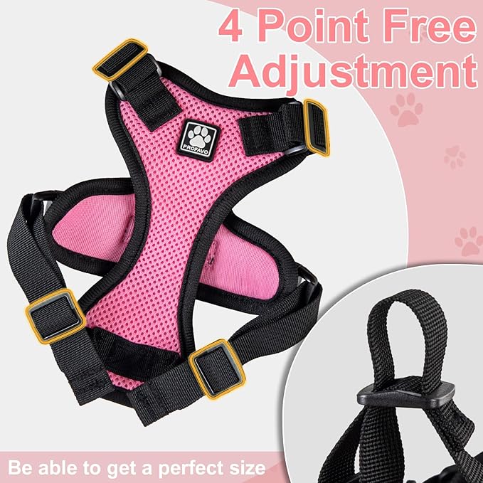 Cat Harness and Leash for Walking,Airtag Cat Harness and Leash Set with Integrated Hidden type Air Tag Holder,Escape Proof Reflective Adjustable Vest Harnesses with Apple Air Tag Case for Cats,Puppies