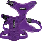 Voyager Step-in Pet Harness - All Weather Mesh, Adjustable Step in Harness for Cats and Dogs by Best Pet Supplies - Purple, S