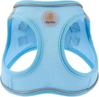 Hipubby Dog Harness and Leash Set, No Pull Soft Mesh Puppy Harness for Small Medium Dogs, Cats - Step in Reflective Breathable Lightweight Vest Harness for Walking, Training - Blue, XS