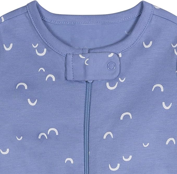 Onesies Brand Baby Girls' 4-pack Sleep 'N Play Footies Multi Pack
