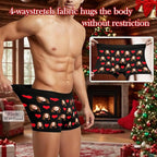M YESCUSTOM Custom Faces Funny Short Briefs Gift for Husband Underwear
