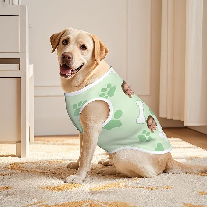 Personalized Matching Dog and Owner Clothes Separately Sold, Custom Face Nightgown for Women Dogs