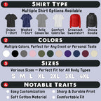 Tehg & Tuhg Custom T Shirts with Picture, Vintage Bootleg Rap Tee, Boyfriend Girlfriend, Unique Gift for Birthday Anniversary