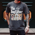 Custom Dad Shirt Personalized Picture T-Shirt for Men for New Dad Daddy Gift for Grandpa