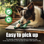 Dog Toys for Aggressive Chewers, Nylon Indestructible Dog Toy for Medium Large Dogs, Hedgehog Ddog Chew Toys with Bacon Flavor, Long Lasting, Dog Toys for Boredom, Green