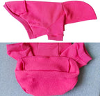 Jecikelon Winter Dog Hoodie Sweatshirts with Pockets Warm Dog Clothes for Small Dogs Chihuahua Coat Clothing Puppy Cat Custume (Rose red, Small)