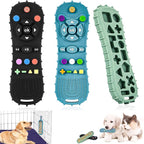 Natural Teething Rubber Chew Toys for Dogs - Stuffable Dog Toy for Extended Playtime - Chew & Fetch Toy for Puppies - for Small Puppies Tough Dog Toys for Aggressive Chewers Small Breed (Black)