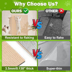 23.6x15.8 Couch Wall Corner Protection for Indoor Cats,Anti Scratch Furniture Protector from Cats Scratching,Trimmable Climbing Cat Scratcher Pad Play Mat Easy Use for Cat Board/Door/Carpet