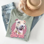 Custom Dad Shirt Personalized Picture T-Shirt for Men for New Dad Daddy Gift for Grandpa