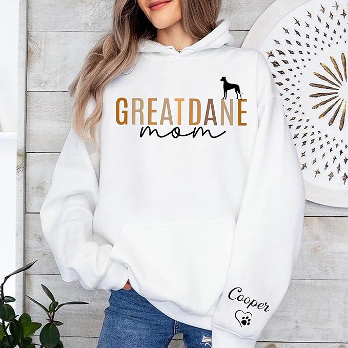 Personalized Dog Sweatshirt for Pet Lovers, Custom Name Crewneck, Cozy Gift for Dog Owners