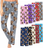 Customized Face Pajama Custom Pajama Pants with Photo for Women Mom