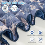 Dog Cooling Mat, Washable Dogs Cats Pet Non-Toxic Cooling Pads Summer Sleeping Kennel Mats，Pet Self Cool Ice Blanket for Indoor & Outdoor Dog Beach Essentials Small