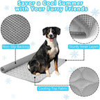 Dog Cooling Mat for Dogs, Pet Cooling Pad Bed for Dog Easy Washable for All Types of Pets and Perfect for Both Indoor and Outdoor Use, Including Car Seats 28" x 22"