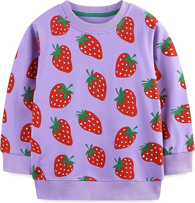 Bumeex Toddler Girl Sweatshirt Clothes Outfit,Cotton Crewneck Christmas Clothing