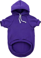 Blank Dog Sweatshirt Pet Hoodie for Medium Dogs Doggie Clothes