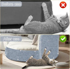Cat Scratching Mat, 118.5"x15.9" Trimmable Self-Adhesive Cat Scratch Carpet, Couch Protector from Cats Claws, Furniture Corner Protectors for Cats, Indoor Furniture Protection for Chair (Light Gray)