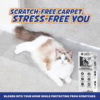 Panther Armor Scratch-Proof Carpet Protector for Pets, Plastic Rug Runner and Cover, 12.2 x 43 inches, Cat Scratch Protector for Doorway, Stop Cat from Scratching, Door Mat