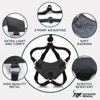 Houdini™ Escape Proof Kitten Harness and Leash Set by OutdoorBengal – Extra Small – Comfy, Adjustable and Lightweight - Houdini Cat Harness Escape Proof for Small Cats + Cat Leash 6ft (Pink, XS)