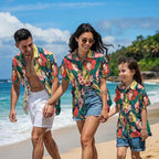 Custom Hawaiian Shirt with Face for Men, Unisex Tropical Beach Shirts Personalized Casual Funny Hawaii Button Down Shirts