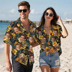 Custom Hawaiian Shirt with Face for Men Women Youth Kid, Personalized Hawaiian Shirts with Face Logo Photo Picture