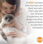 K&H Pet Products Extra-Wide Heated Cat House for Outside, Outdoor Cat House with 2 Safe Escape Doors, Weatherproof Insulated Stray & Feral Shelter with Waterproof Heated Bed, Safety Listed - Olive
