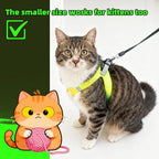 ROYPET Step-in Air Dog Harness, All Weather Mesh Step in Vest Harness for Small and Medidum Dogs and Cats, Adjustable Soft Padded Dog Vest with Easy Control Handle for Dogs Pets (Neon Green, XL)