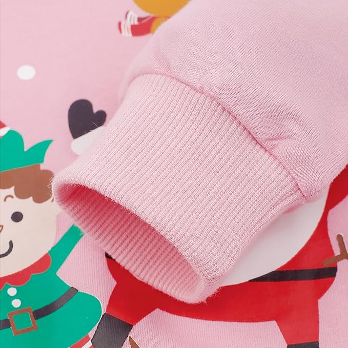 RETSUGO Toddler Baby Girls Sweatshirts Casual Pullover Crewneck Winter Long Sleeve Tops Shirts Clothes 3T-8T